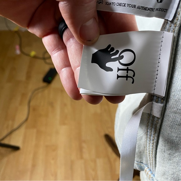 Off-White Arrows Motif Denim Shirt Size Small, great condition - Picture 6 of 6